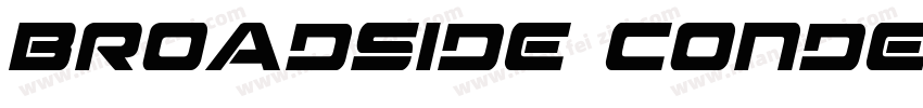 Broadside Condensed字体转换
